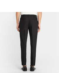 Dolce & Gabbana Gold Fit Textured Wool Blend Trousers