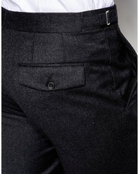 Hart Hollywood By Nick Hart 100% Wool Suit Pants In Slim Fit
