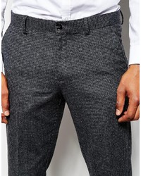 Selected Homme Wool Check Suit Pants In Skinny Fit