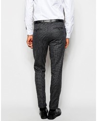 Selected Homme Wool Check Suit Pants In Skinny Fit
