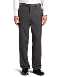 Louis Raphael Louis Raphl Rosso Flat Front Washable Wool Blend Dress Pant With Comfort Waistband