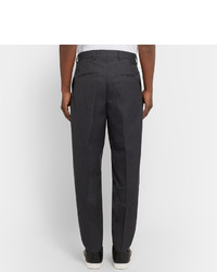 Acne Studios Piano Tapered Pleated Worsted Wool Trousers