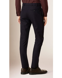 Burberry Prorsum Tapered Leg Cashmere Wool Trousers