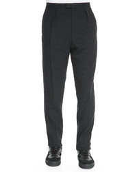 Burberry Prorsum Woolcashmere Tweed Trousers Charcoal