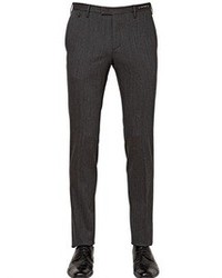 Pt01 19cm Slim Stretch Wool Blend Trousers, $356 | LUISAVIAROMA | Lookastic