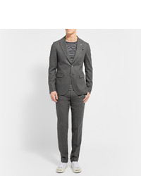 Gant Rugger Charcoal Slim Fit Wool Suit Trousers