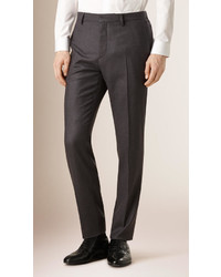 Burberry Slim Fit Travel Tailoring Wool Trousers