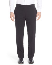 Hart Schaffner Marx Solid Stretch Wool Trousers