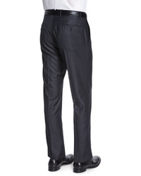 Super 150s Woolcashmere Trousers Charcoal