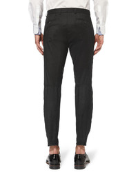 Lanvin Tapered Wool And Cashmere Blend Biker Trousers