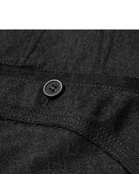 Lanvin Tapered Wool And Cashmere Blend Biker Trousers