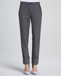Theory Indra Patterned Wool Pants