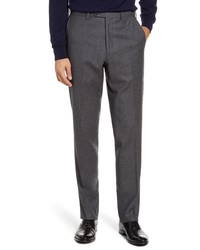 John W. Nordstrom Torino Traditional Fit Solid Wool Cashmere Trousers