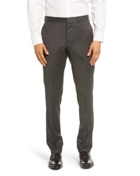 Nordstrom Men's Shop Trim Fit Flannel Wool Dress Pants