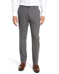 Nordstrom Signature Trim Fit Solid Wool Trousers