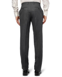 Canali Wool Flannel Trousers