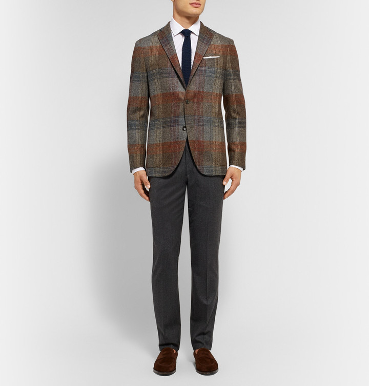 Hackett Wool Flannel Trousers, $355 | MR PORTER | Lookastic