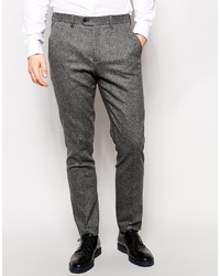 Ted Baker Wool Mix Pant In Slim Fit
