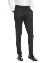 JB Britches Wool Trousers In Charcoal At Nordstrom