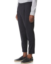 Vince Worsted Wool Long Rise Cuffed Trousers