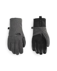 The North Face Apex Etip Gloves In Dark Grey Heather At Nordstrom