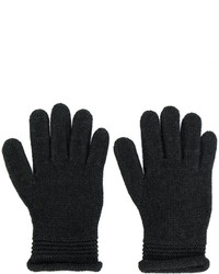Armani Jeans Embellished Logo Gloves