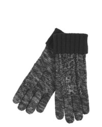 Grandoe Leto Sensor Touch Gloves Wool Blend Solid Cuff Grey
