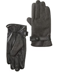 Amicale Leather Merino Wool Gloves