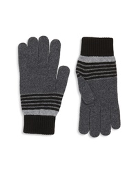 Ted Baker London Striped Knit Gloves