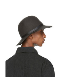 Needles Grey Felted Wool Cruiser Hat