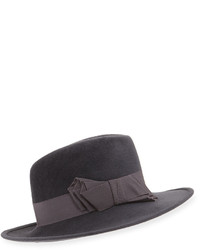 Philip Treacy Raiders Trilby Hat Wband And Bow