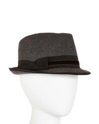 Scala Flannel Fedora With Bow