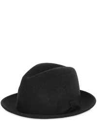 Trussardi Wool Felt Fedora Hat