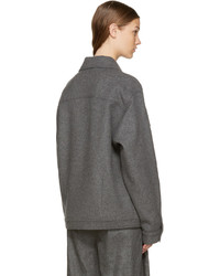 Stella McCartney Grey Wool Moony Jacket