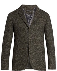 John Varvatos Single Breasted Wool And Linen Blend Jacket