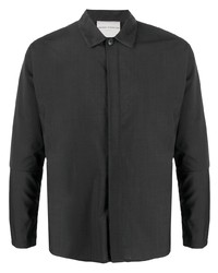Stephan Schneider Comma Pointed Collar Wool Shirt