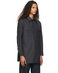 Lemaire Grey Officer Shirt