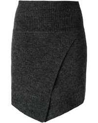 Etoile Isabel Marant Isabel Marant Toile Asymmetric Fitted Mini Skirt