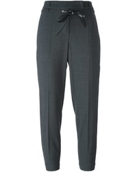 Brunello Cucinelli Drawstring Cropped Trousers