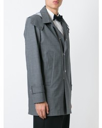 Moncler Gamme Bleu Hooded Coat Grey