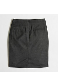 J.Crew Factory Factory Pencil Skirt In Wool Flannel