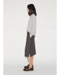 La Garçonne Moderne Flannel Skirt