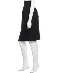 Moschino Wool Blend Pencil Skirt