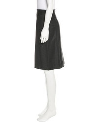 Saint Laurent Yves Wool Cashmere Blend Pencil Skirt W Tags