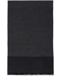 Paul Smith Ps By Grey Nepped Block Scarf