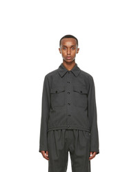 Lemaire Grey Military Jacket