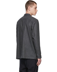 Ring Jacket Grey Wool Chore Jacket