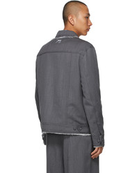 Ader Error Grey Wool Jacket