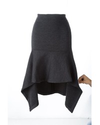 Marni Asymmetric Flared Midi Skirt