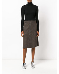 Maison Margiela Stitch Pocket A Line Skirt